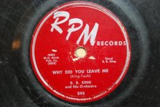 78K127 KING, B.B. - WHY DID YOU LEAVE ME