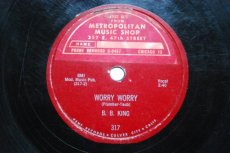 78K163 KING, B.B. - WORRY WORRY
