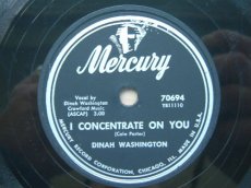78W125 WASHINGTON, DINAH - I CONCENTRATE ON YOU