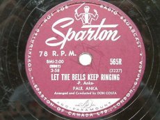 78A127 ANKA, PAUL - LET THE BELLS KEEP RINGING