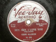 78A169 ALLISON, GENE - HEY, HEY, I LOVE YOU