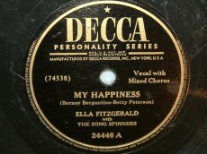 78F118 FITZGERALD, ELLA - MY HAPPINESS