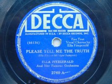78F128 FITZGERALD, ELLA - PLEASE TELL ME THE TRUTH