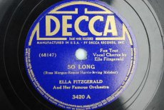 78F151 FITZGERALD, ELLA - SO LONG