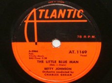 78J034 JOHNSON, BETTY - THE LITTLE BLUE MAN