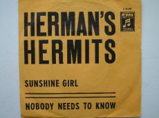 45H112 HERMAN'S HERMITS - SUNSHINE GIRL