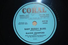 CRAWFORD, BLACKIE - BABY BUGGY BLUES