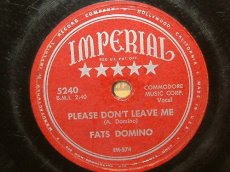 78D256 DOMINO, FATS - PLEASE DON'T LEAVE ME