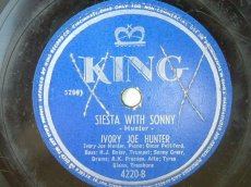 78H110 HUNTER, IVORY JOE - SIESTA WITH SONNY