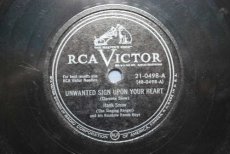 78S165 SNOW, HANK - UNWANTED SIGN UPON MY HEART