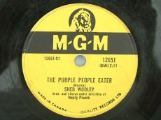 78W066 WOOLEY, SHEB - THE PURPLE PEOPLE EATER