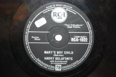 B408 BELAFONTE, HARRY - MARY'S BOY CHILD